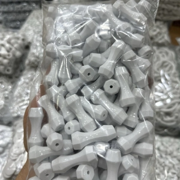 Akrilik Beyaz Boncuk (500 gr)