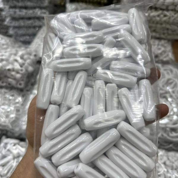 Akrilik Beyaz Boncuk (500 gr)