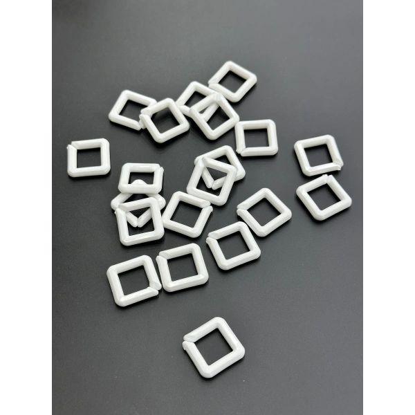 Akrilik Beyaz Boncuk 500 Gram