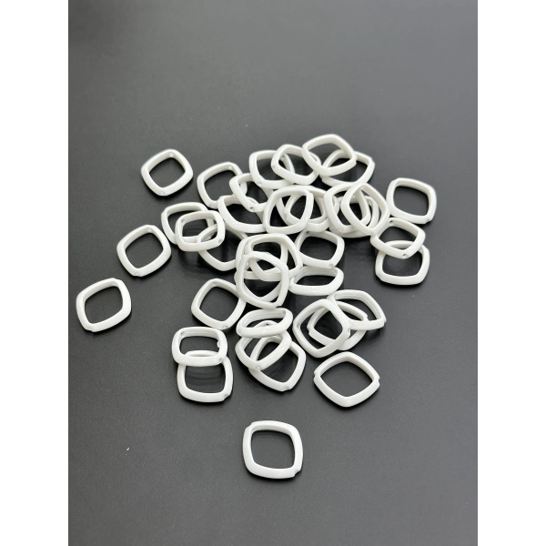 Akrilik Beyaz Boncuk 500 Gram
