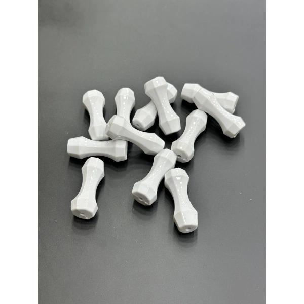 Akrilik Beyaz Boncuk 500 Gram