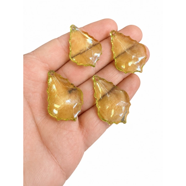 AKRİLİK YEŞİL YAPRAK (500 GRAM - 145 ADET)