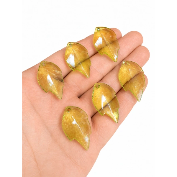 AKRİLİK YEŞİL YAPRAK (500 GRAM - 290 ADET)