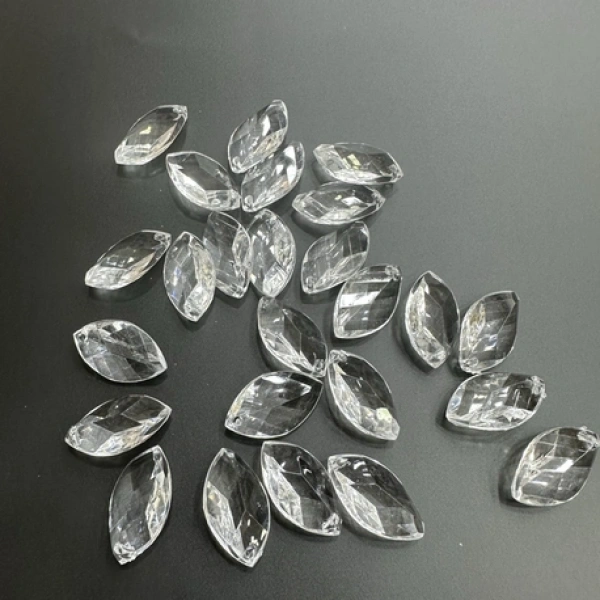 Akrilik Şeffaf Boncuk (500 gr)