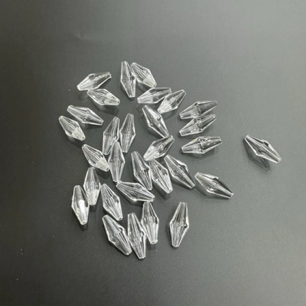 Akrilik Şeffaf Boncuk (500 gr)