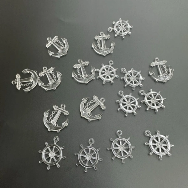 Akrilik Şeffaf Boncuk (500 gr)