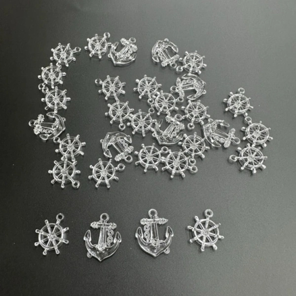 Akrilik Şeffaf Boncuk (500 gr)