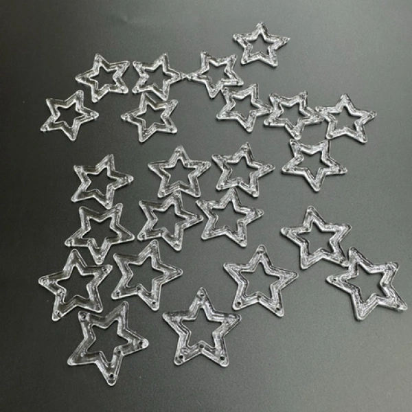 Akrilik Şeffaf Boncuk (500 gr)