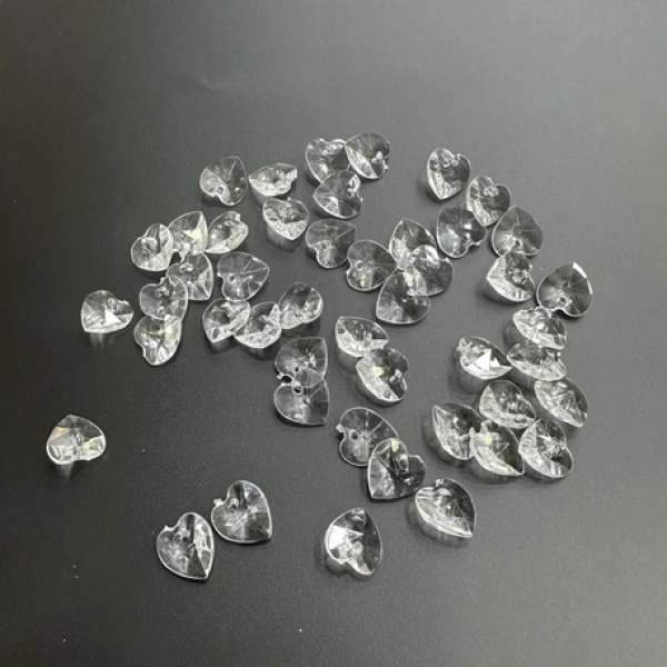 Akrilik Şeffaf Kalp (500 gr)