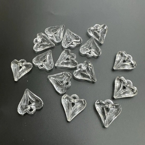 Akrilik Şeffaf Kalp (500 gr)