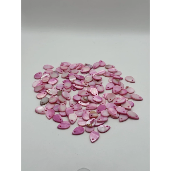 DOĞAL PEMBE SEDEF DAMLA (25 GRAM - 60 ADET)