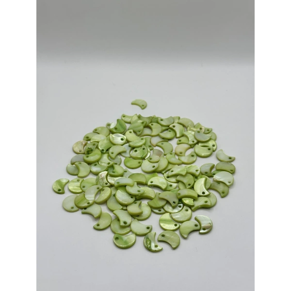 DOĞAL YEŞİL AY SEDEF (25 GRAM - 60 ADET)