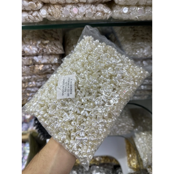 Lüks Şekilli Barok İnci Boncuk - 500 Gram