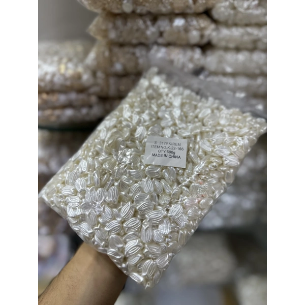 Lüks Şekilli Barok İnci Boncuk - 500 Gram
