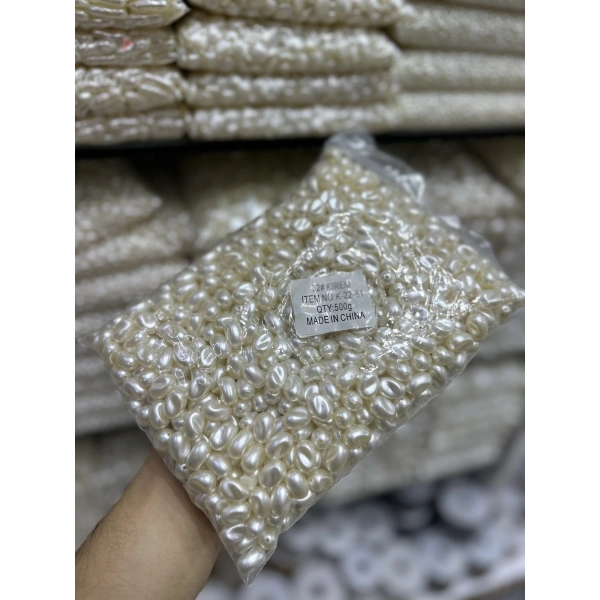 Lüks Şekilli Barok İnci Boncuk - 500 Gram