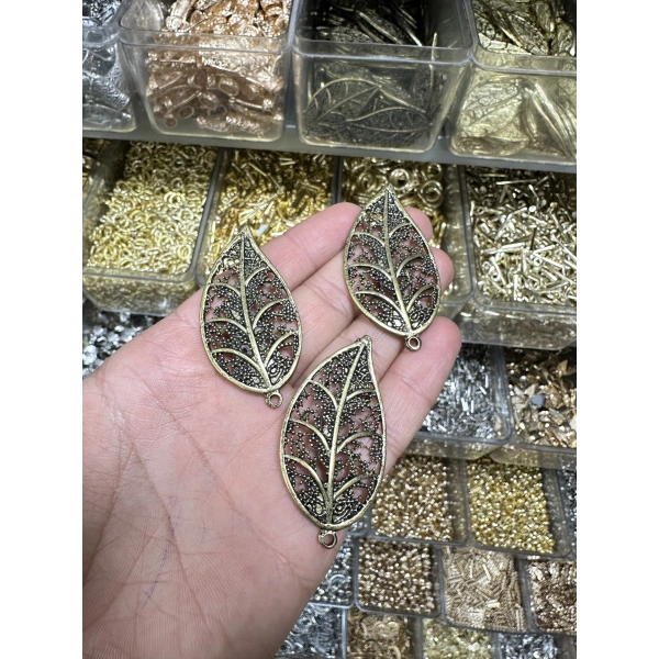 METAL ANTİK YEŞİL YAPRAK (50 gram)