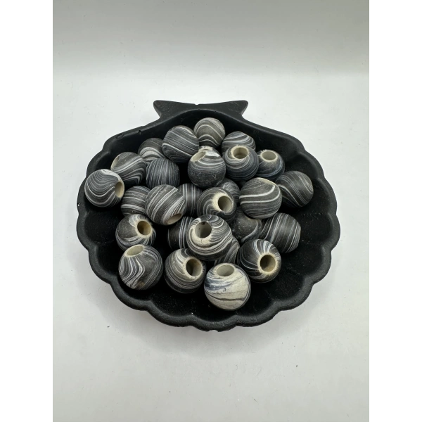 20 mm geniş delikli plastik boncuk