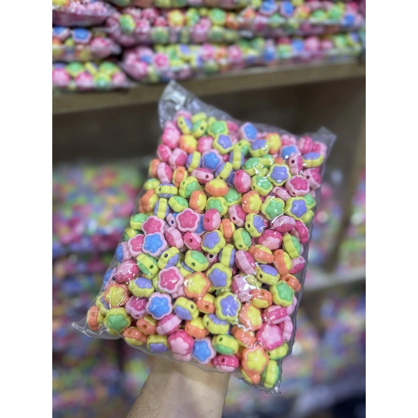 Renkli Boncuk (500 gram)