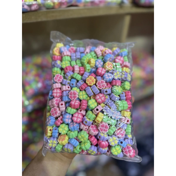 Renkli Boncuk (500 gram)