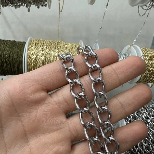 RODYUM KAPLAMA ZİNCİR 1 METRE