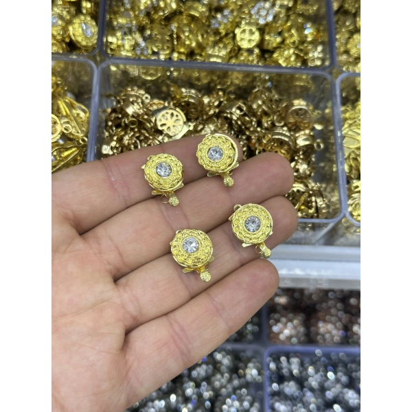 Taşlı İnci Mıknatıslı Kolye ve Bileklik Kapama – Adet