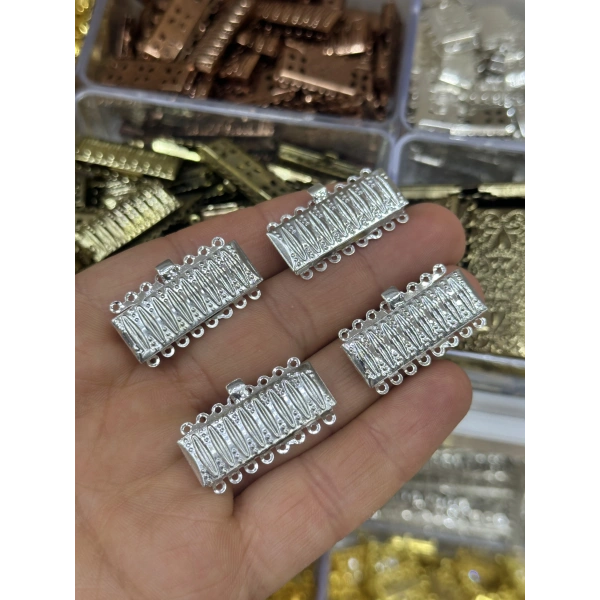 Taşlı İnci Mıknatıslı Kolye ve Bileklik Kapama – Adet