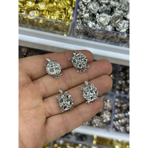 Taşlı İnci Mıknatıslı Kolye ve Bileklik Kapama – Adet