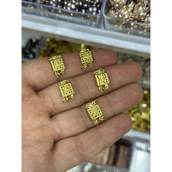 Taşlı İnci Mıknatıslı Kolye ve Bileklik Kapama – Adet