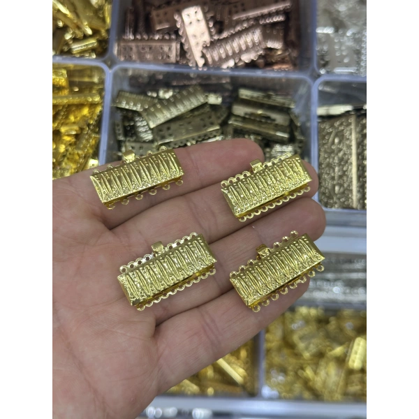 Taşlı İnci Mıknatıslı Kolye ve Bileklik Kapama – Adet