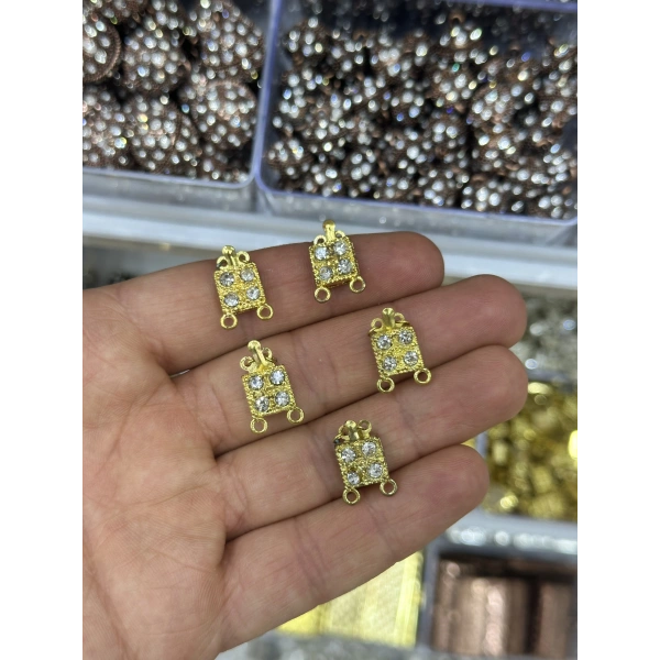 Taşlı İnci Mıknatıslı Kolye ve Bileklik Kapama – Adet