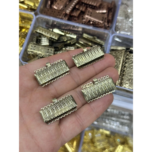 Taşlı İnci Mıknatıslı Kolye ve Bileklik Kapama – Adet