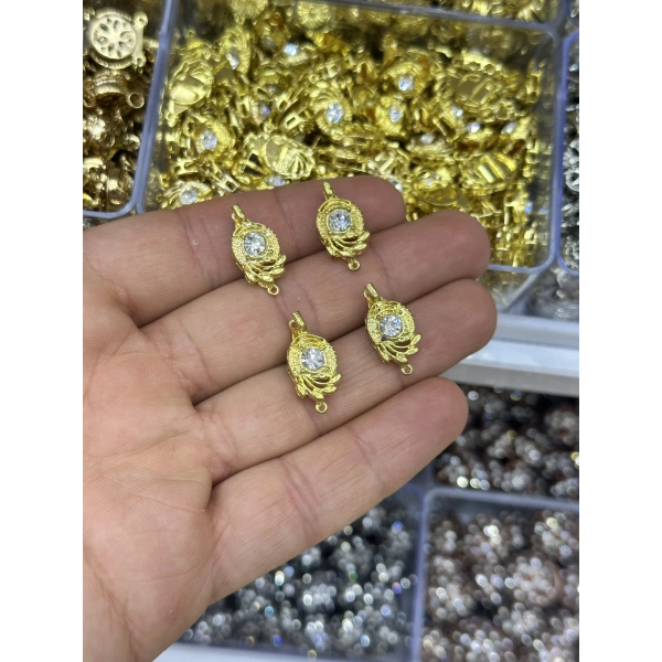 Taşlı İnci Mıknatıslı Kolye ve Bileklik Kapama – Adet