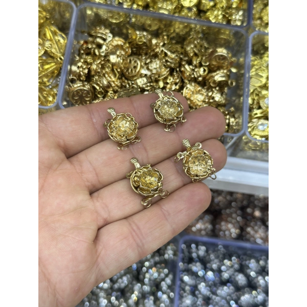 Taşlı İnci Mıknatıslı Kolye ve Bileklik Kapama – Adet