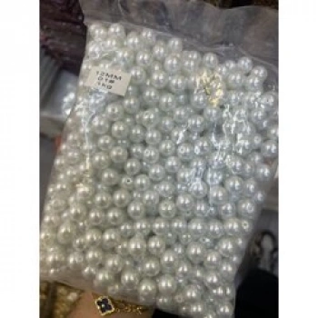 12 mm beyaz cam inci (1 kg)