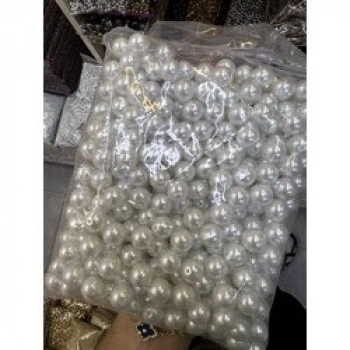 14 mm beyaz cam inci (1 kg)