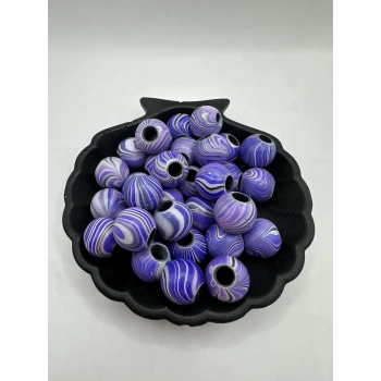 16mm geniş delikli Plastik boncuk