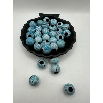 20mm geniş delikli plastik boncuk