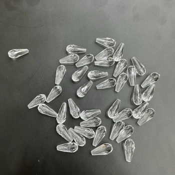 2 cm şeffaf damla boncuk (500 gr)