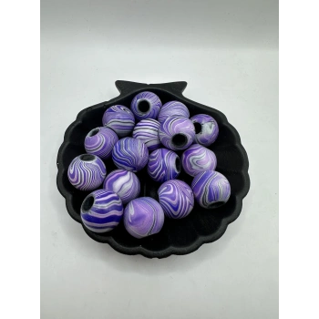 20 mm geniş delikli plastik boncuk