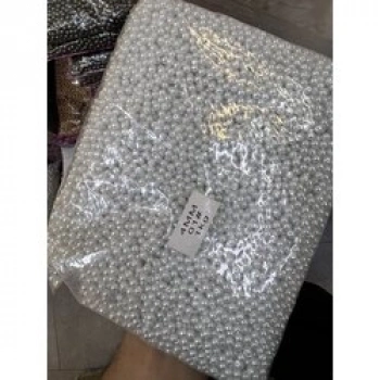 4 mm beyaz cam inci (1 kg)