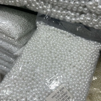 6 mm beyaz lüx inci (500 gr)