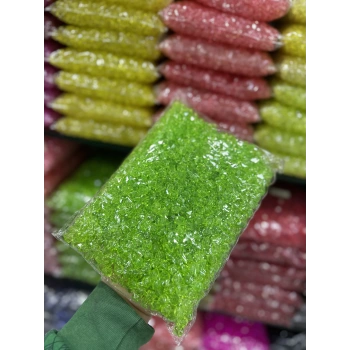 10 MM ŞEFFAF RENKLİ KÜP ÇANTA BONCUĞU (500 GRAM)