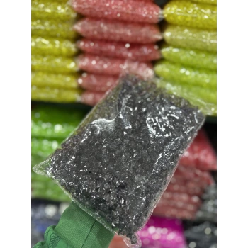 10 MM ŞEFFAF RENKLİ KÜP ÇANTA BONCUĞU (500 GRAM)