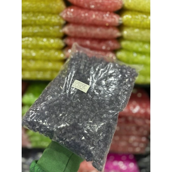 10 MM ŞEFFAF RENKLİ KÜP ÇANTA BONCUĞU (500 GRAM)