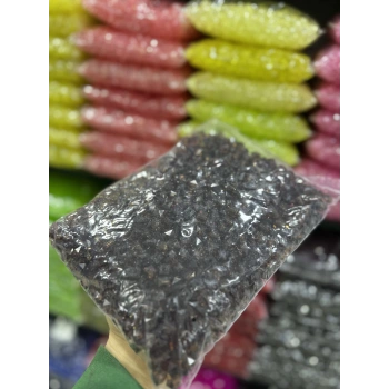 10 MM ŞEFFAF RENKLİ KÜP ÇANTA BONCUĞU (500 GRAM)