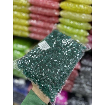 10 MM ŞEFFAF RENKLİ KÜP ÇANTA BONCUĞU (500 GRAM)