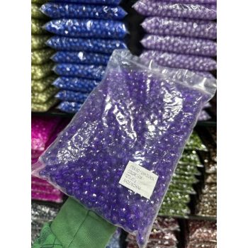 10 MM ŞEFFAF DÜNYA ÇANTA BONCUĞU (500 GRAM)