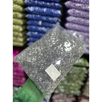 10 MM ŞEFFAF DÜNYA ÇANTA BONCUĞU (500 GRAM)