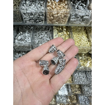METAL GÜMÜŞ BAĞ UCU (50 gram)