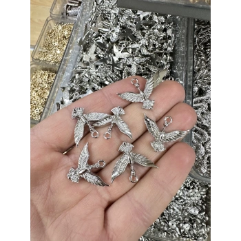 METAL GÜMÜŞ ANKA KUŞU (50 gram)